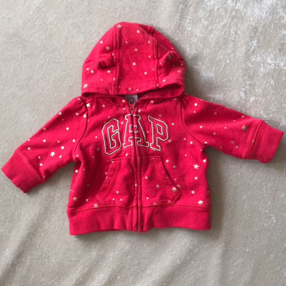 Baby Gap logo star hoodie